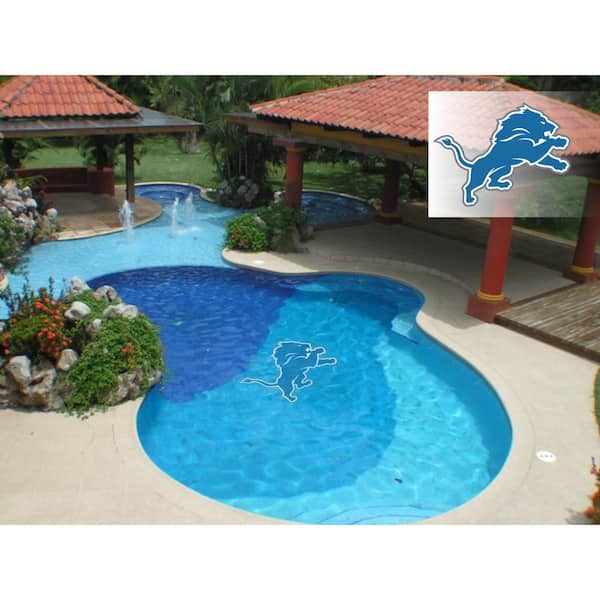 Applied Icon NFL Detroit Lions 59 in. x 59 in. Large Pool Graphic