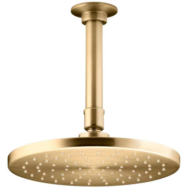 KOHLER 1Spray Pattern Contemporary 8 in. Ceiling Mount Rain Fixed