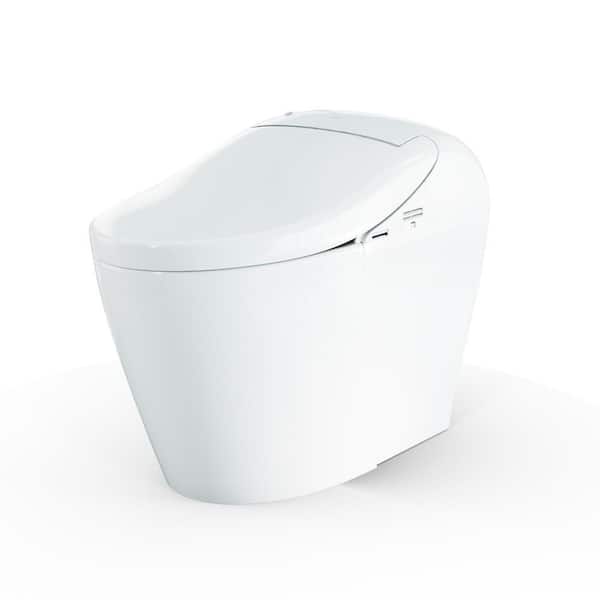 TOTO G5A Elongated Smart Bidet Toilet 0.8/1.2 GPF in Cotton White