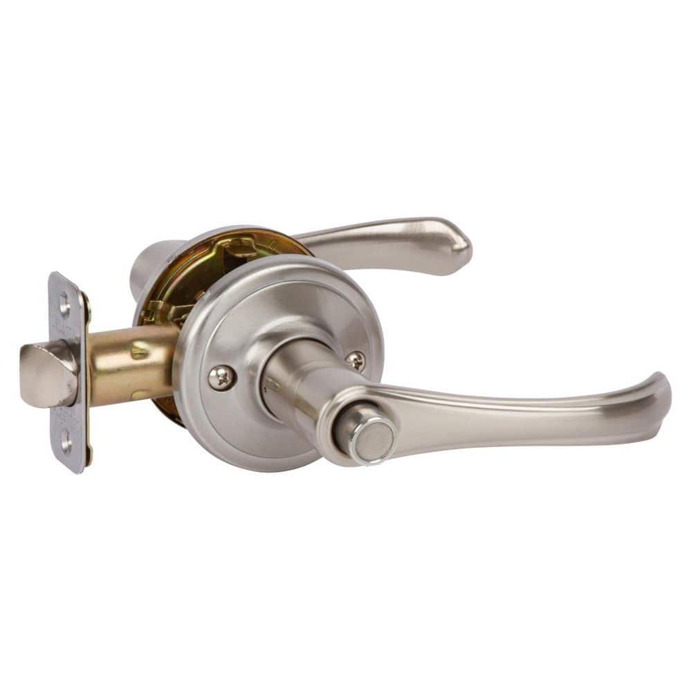 Delaney Kerry Push Button Privacy Door Lever in Satin Nickel price history on PriceWatchPro