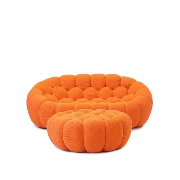 バブルスマッシャー　 Magic Home 98 in. W Armless 3-Seater Bubble Couch Floor Sofa