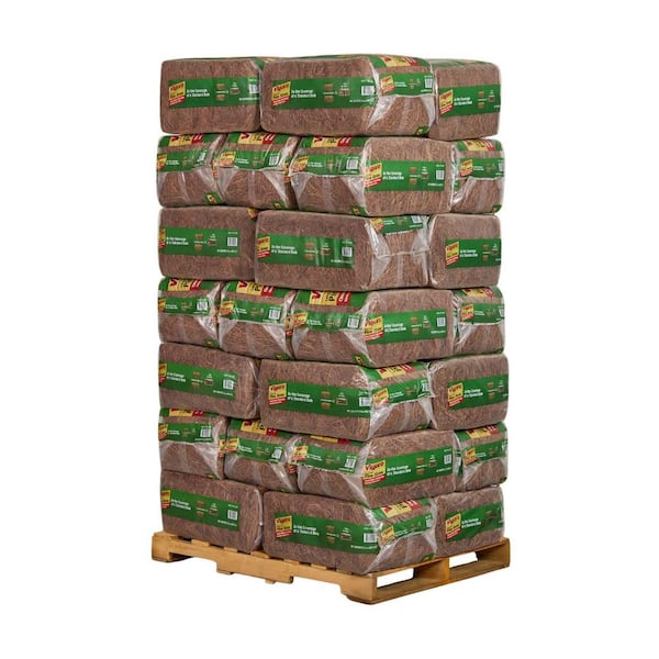 Vigoro 3,500 sq. ft. Bagged Long Leaf Pine Needle Mulch Pallet, 35