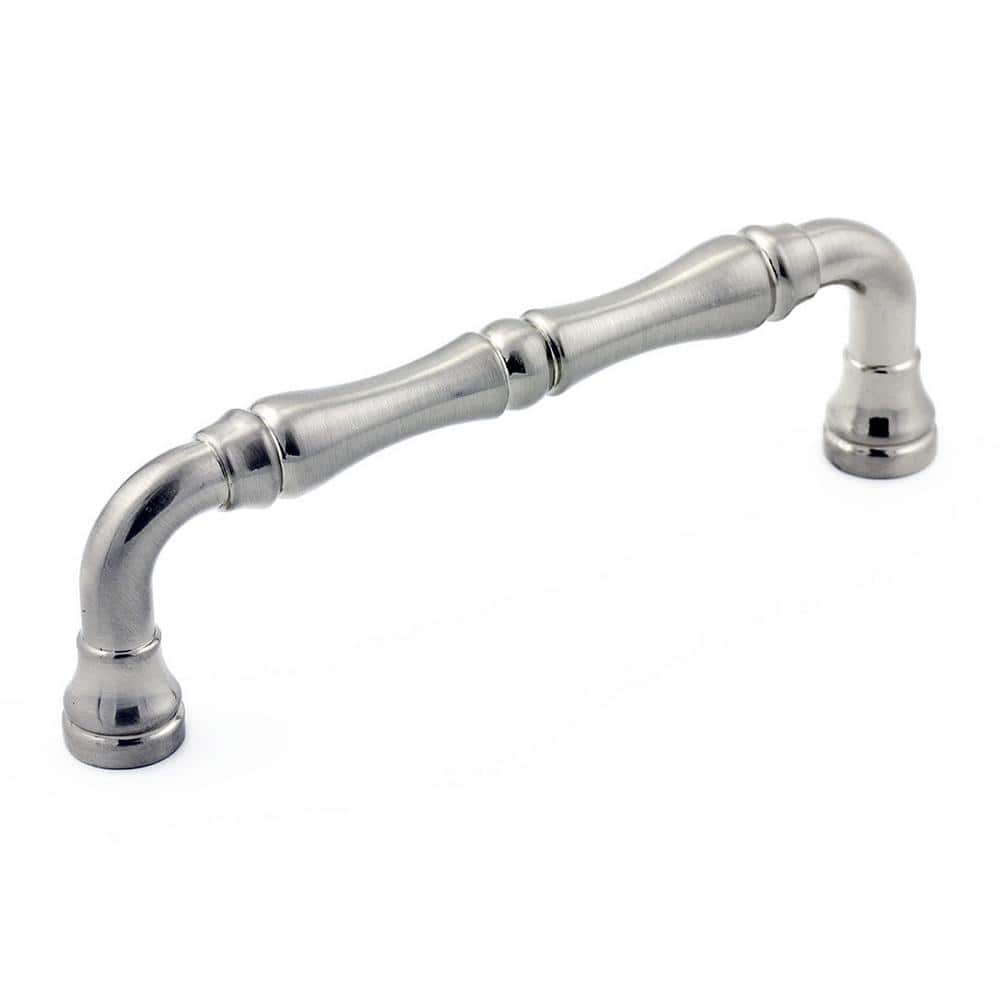 Boucherville Collection 3-3/4 in. (96 mm) Vintage Brushed Nickel Round Cabinet Bar Pull price history on PriceWatchPro