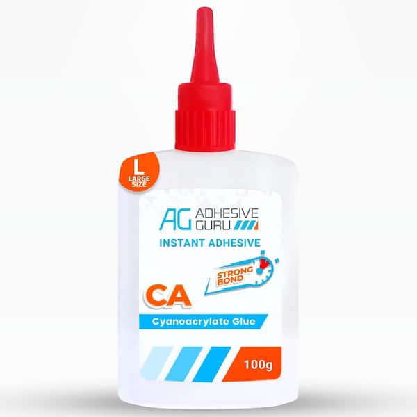 AG240G CA Glue 3.5 oz. for Woodworking, DIY repairs, Crafts, Fast-Drying Super Glue, Clear Instant Adhesive (1-Pack)