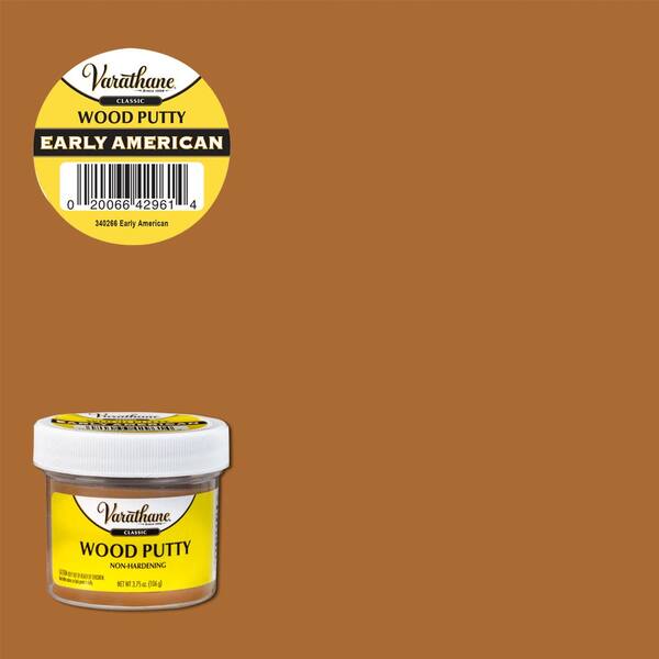Varathane 3 75 Oz Early American Wood Putty 340266 The Home Depot Varathane 3 75 Oz Early American Wood Putty 340266 The Home Depot