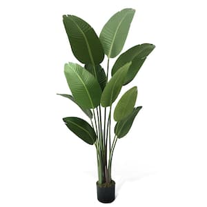 5 ft. Artificial Bird of Paradise Plant with 10-Trunks, Realistic Look and Easy Maintenance, Perfect for Home or Office