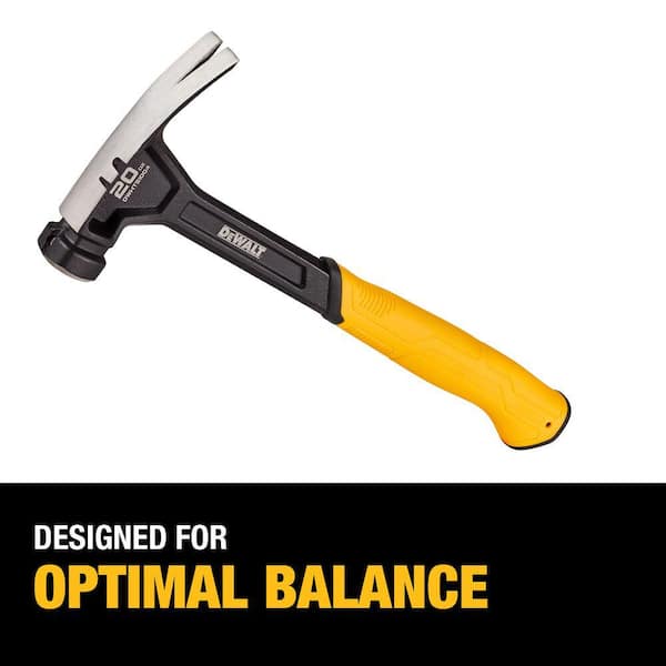 DEWALT 20 oz. Steel Rip Claw Nailing Hammer DWHT51004 - The Home Depot