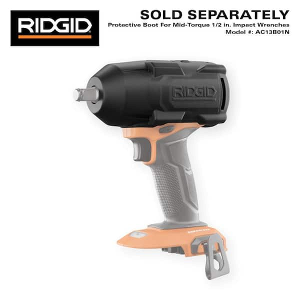 RIDGID 18V Brushless 4 Mode 1 2 in. Mid Torque Impact Wrench Kit