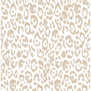 Taupe Marlowe Novelty Peel and Stick Wallpaper Sample