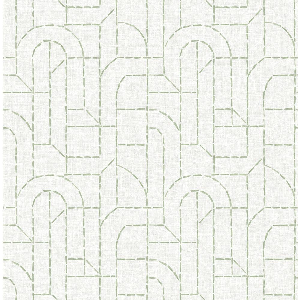Integrity Light Green Arched Outlines Wallpaper price history on PriceWatchPro