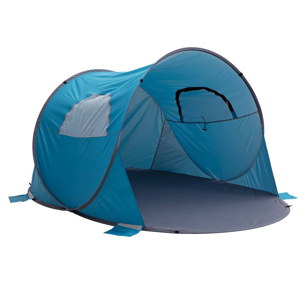 Wakeman Outdoors 3Person Pop Up Beach Tent with UV Protection and