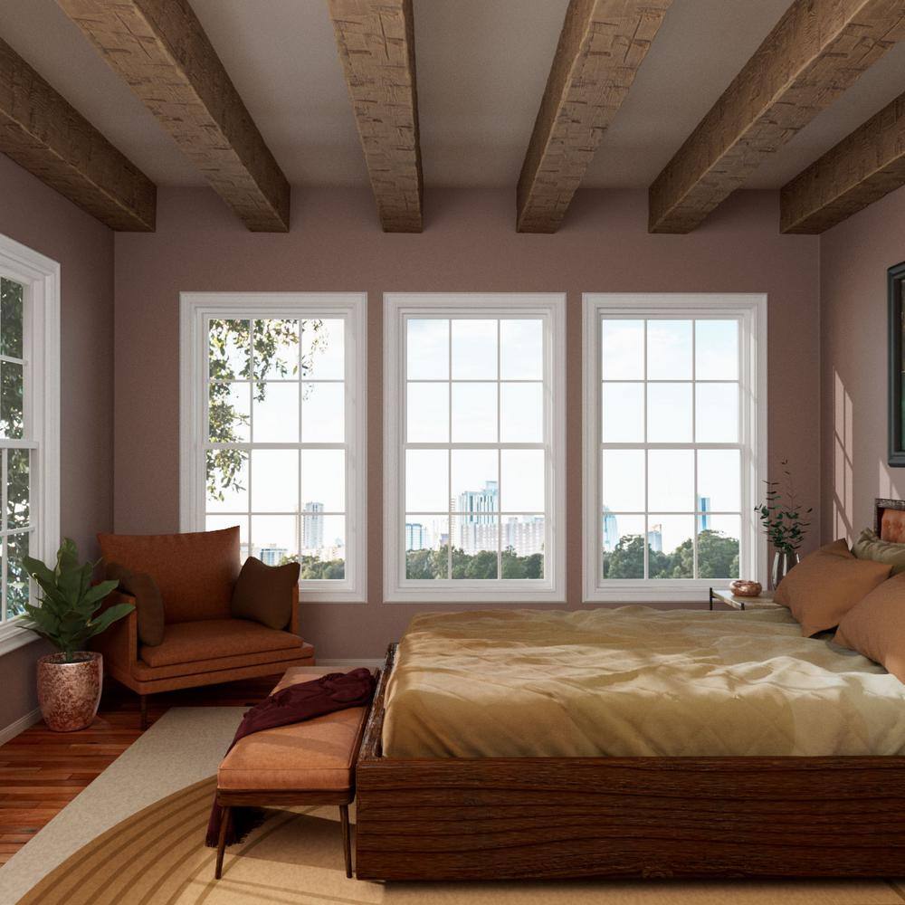 96-Inch Warm Caramel Faux Wood Beam