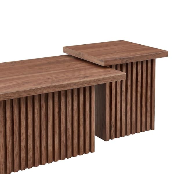 BAGLE　テーブル　WAL

  NAは売り切れとなっております。 MODWAY Render 19.7 in. Walnut Rectangle MDF Coffee Table EEI-6970