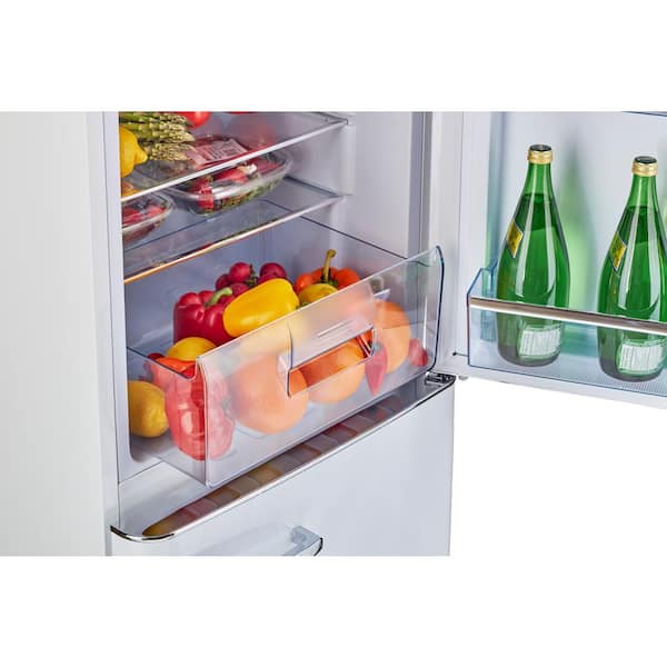 Classic Retro 21.6 Manual Defrost 7 cu. ft. Energy Star Certified Bottom  Freezer Refrigerator