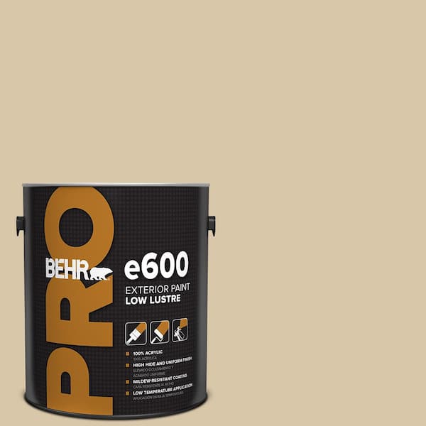 BEHR PRO 1 gal. #ECC-54-1 New Khaki Low Luster Exterior Paint