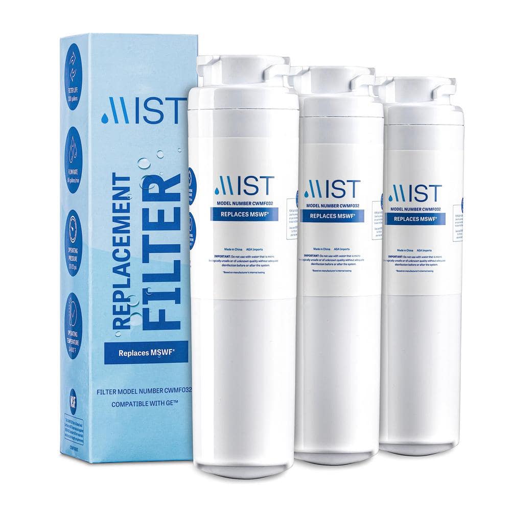 MSWF Compatible with GE MSWF, 101820A, 101821B, 101821-B Refrigerator Water Filter (3-Pack) price history on PriceWatchPro