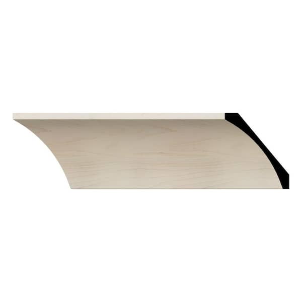 WM291 0.75 in. D x 5.25 in. W x 96 in. L Wood (Maple) Crown Molding