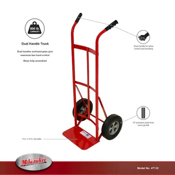 800 lb. Capacity Dual Handle Truck