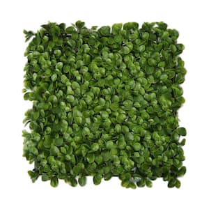 19.68 in. x 19.68 in. Green Artificial Wall Panels (Set of 4)