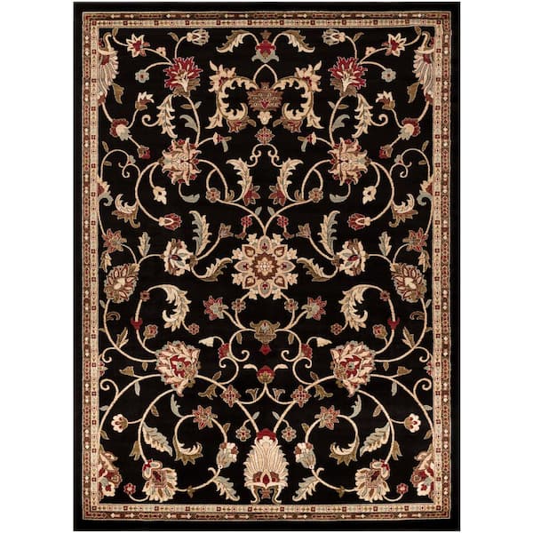 Livabliss Sabin Black 12 ft. x 14 ft. 11 in. Area Rug