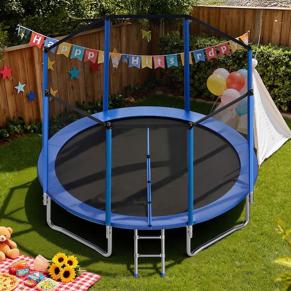 14 ft. Trampoline 450 lbs. Trampoline Heavy-Duty Trampoline Outdoor Recreational Trampolines for Kids Adults