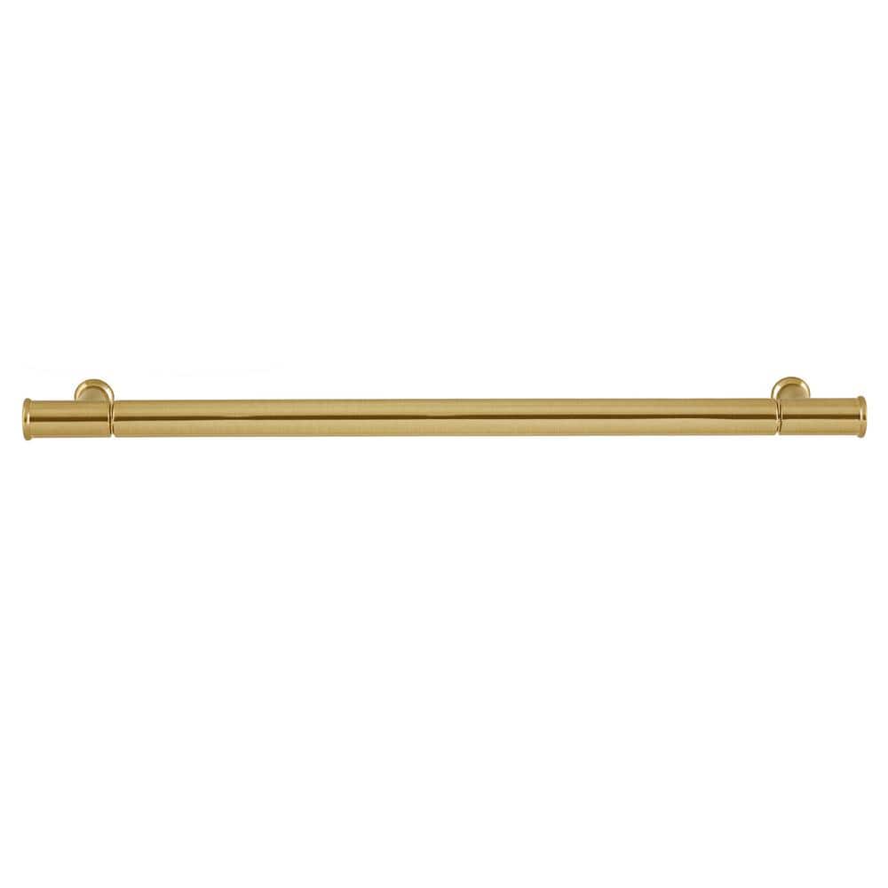 Fremont Satin Brass Cylindrical Bar Pull with Mounting Hardware