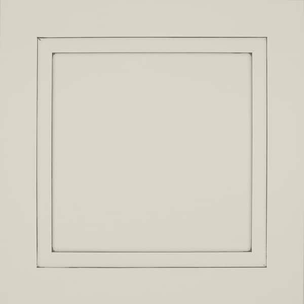 American Woodmark Garner 11 9/16-in. W x 3/4-in. D x 11 1/2-in. H in Painted Ember Glaze Cabinet Door Sample
