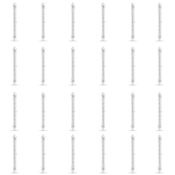 500-Watt Bright White (2800K) T3 R7 Base Dimmable Halogen Light Bulb (24-Pack)