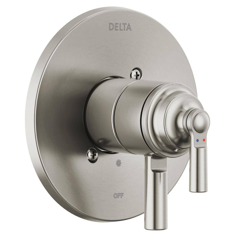 Delta Faucet Ara 17 Series Dual-Function Shower Handle Valve Trim Kit with top 3-Set