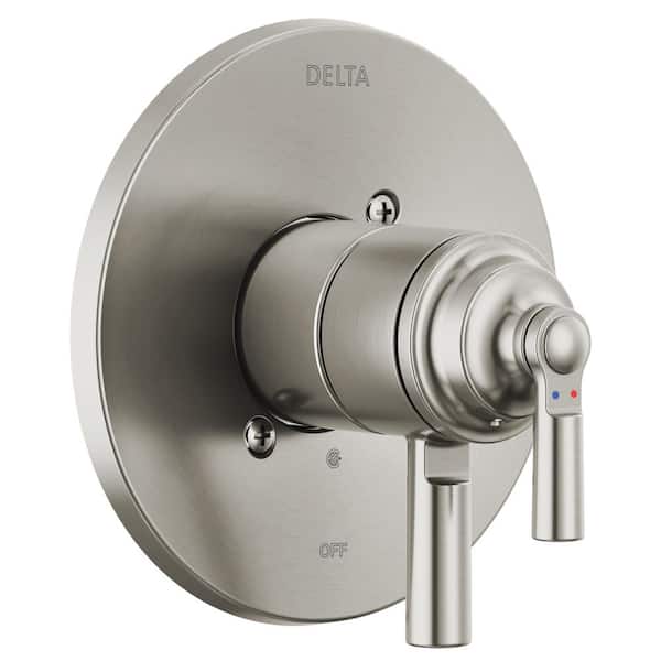 Delta Saylor 1-Handle Wall Mount Valve Trim Kit in Stainless (Valve Not Included)