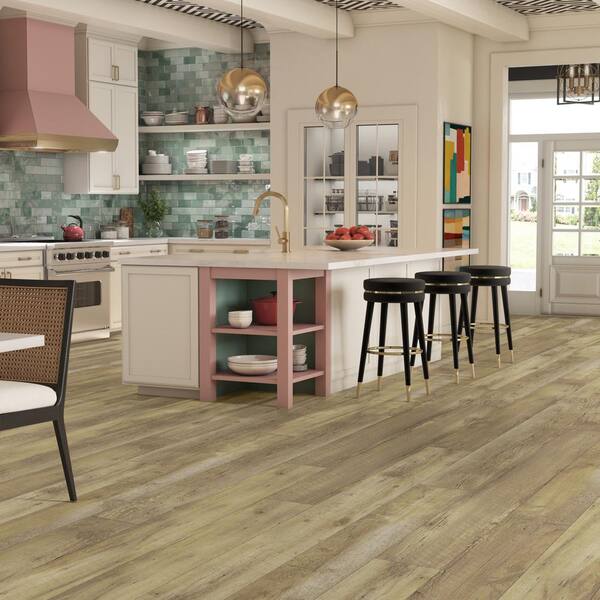 Take Home Sample- Classy Chic Hurry Home Hazelnut 12-MIL x 7 in. x 8 in. Glue Down Waterproof Luxury Vinyl Plank