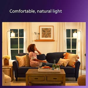 40-Watt Equivalent A15 Ultra Definition Dimmable Clear Glass E26 LED Light Bulb Soft White with Warm Glow 2700K (2-Pack)
