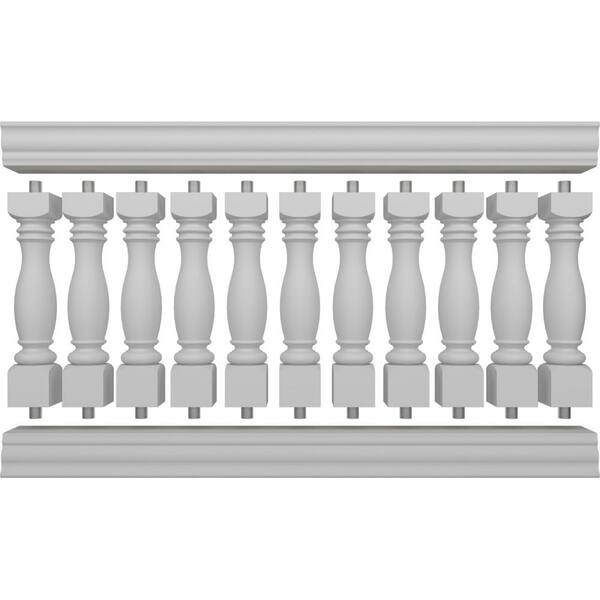 Ekena Millwork FiberThane Embassy Fiberglass Deck Rail Kit