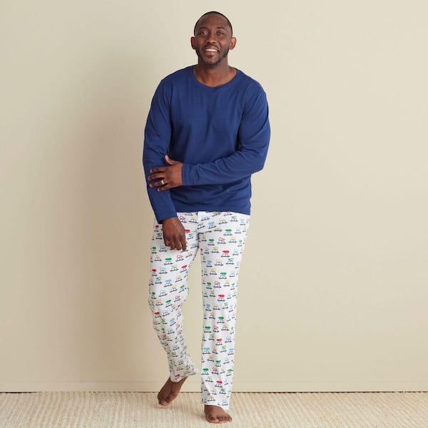 Company Cotton Printed Peruvian Family Sleepwear Men's Medium Multi Pajama Set