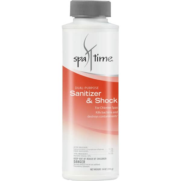 Spa Time 14 oz. Dual Purpose Sanitizer and Shock