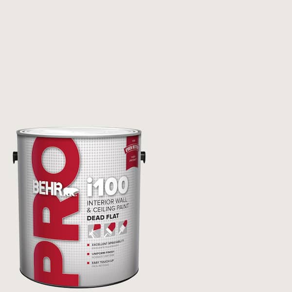 1 gal. #MQ3-32 Cameo White Dead Flat Interior Paint