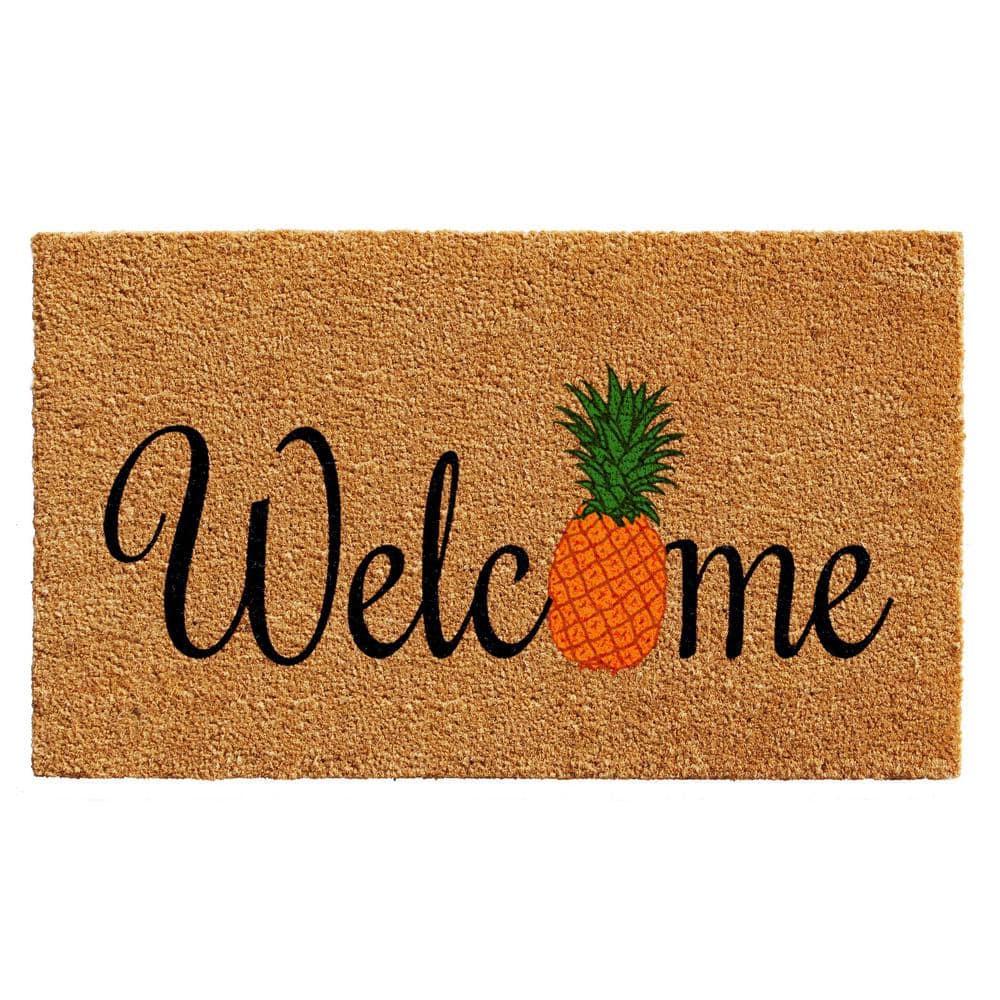Pineapple Fun 24 in. x 36 in. Door Mat