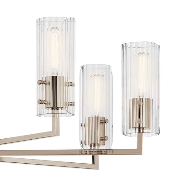 Kichler Velestino 8-Light Polished Nickel Modern/Contemporary Chandelier