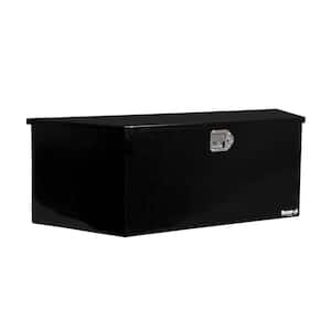 16 in. x 16 in. x 49 in. Gloss Black Steel Trailer Tongue Truck Tool Box