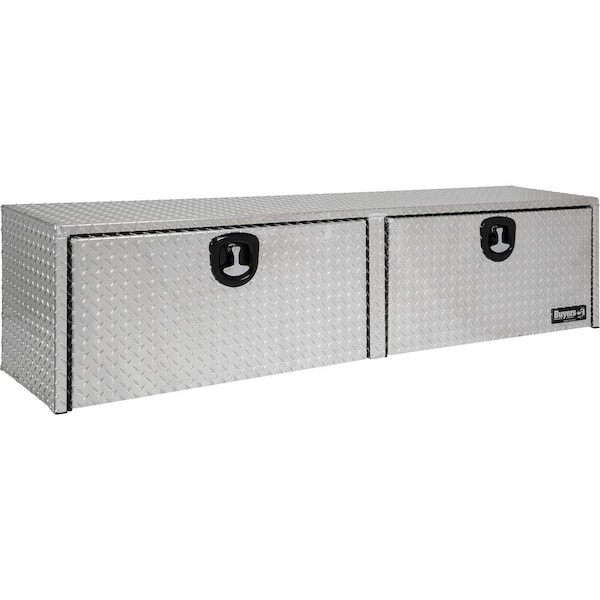 Buyers Products Company 72 Diamond Plate Aluminum Full Size Top Mount Truck Tool Box