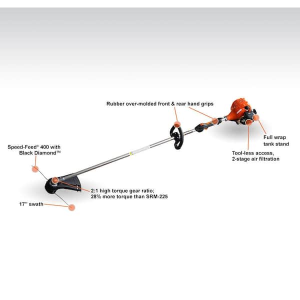 ECHO SRM2320T 21.2 Cc 2Stroke Gas Straight Shaft String Trimmer