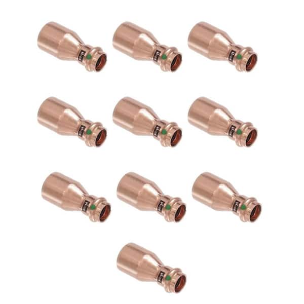 ProPress 1 in. FTG x 1/2 in. Press Copper Reducer (10-Pack)