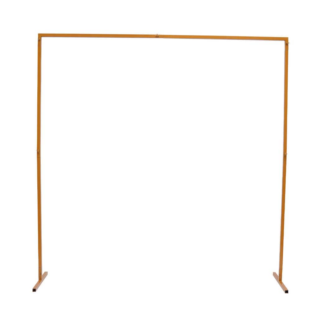 YIYIBYUS 78.7 in. x 78.7 in. Metal Square Wedding Archway Stand ...
