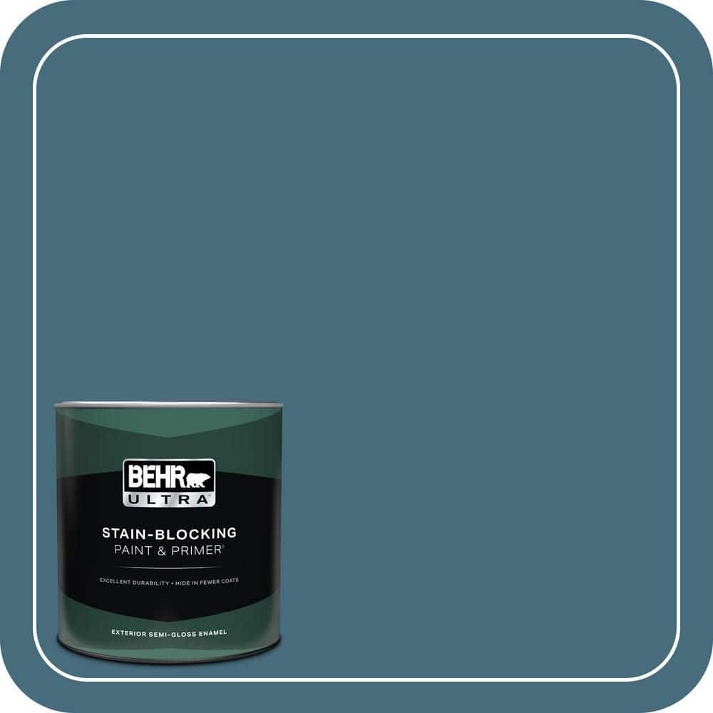 1 qt. #S480-6 Poseidon Semi-Gloss Enamel Exterior Paint & Primer price history on PriceWatchPro