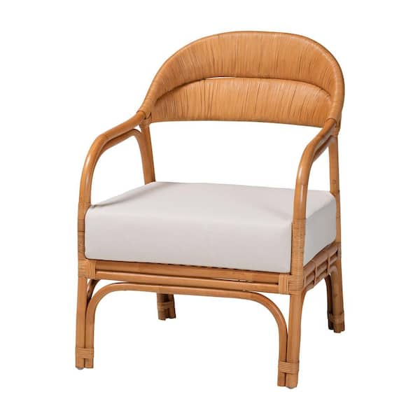 bali & pari Marisa Light Honey Rattan Arm Chair
