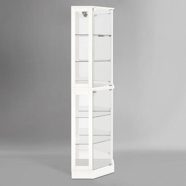 Free Standing Glass Display Cabinet with LED Light L - China