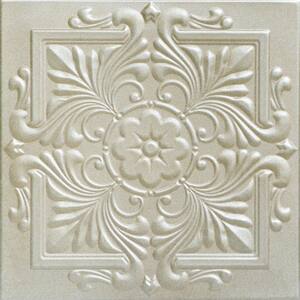 A La Maison Ceilings Victorian 1.6 ft. x 1.6 ft. Glue Up Foam Ceiling ...