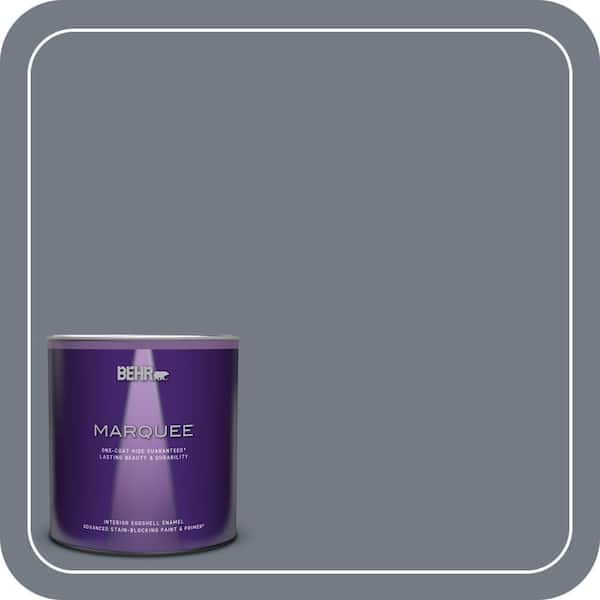 BEHR MARQUEE 1 qt. #PPF-38 Deep Shale Eggshell Enamel Interior Paint & Primer