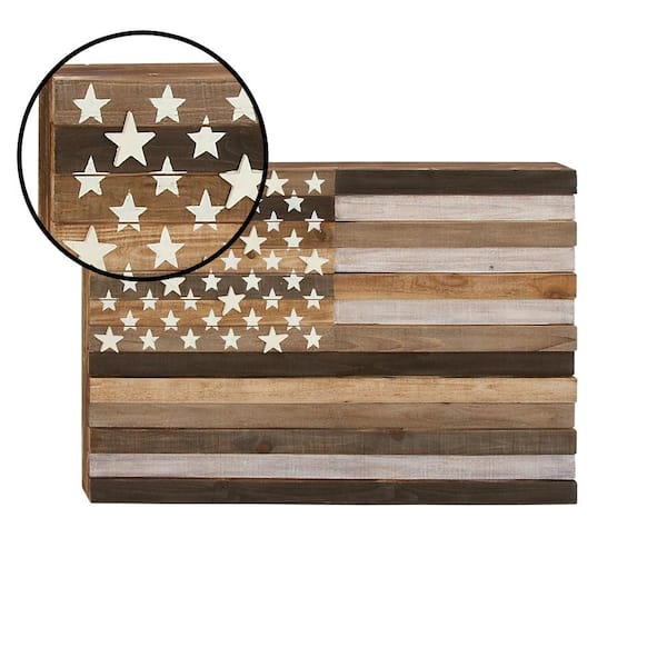 Litton Lane 30 In X 44 Rustic American Flag Framed Wooden Wall Art 95281 The Home Depot - Flag Wall Art Wood Litton Lane 30 In X 44 Rustic American Flag Framed Wooden Wall Art 95281 The Home Depot - Flag Wall Art Wood