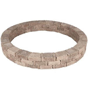 Rumblestone 79.3 in. x 10.5 in. Concrete Tree Ring Kit in Cafe